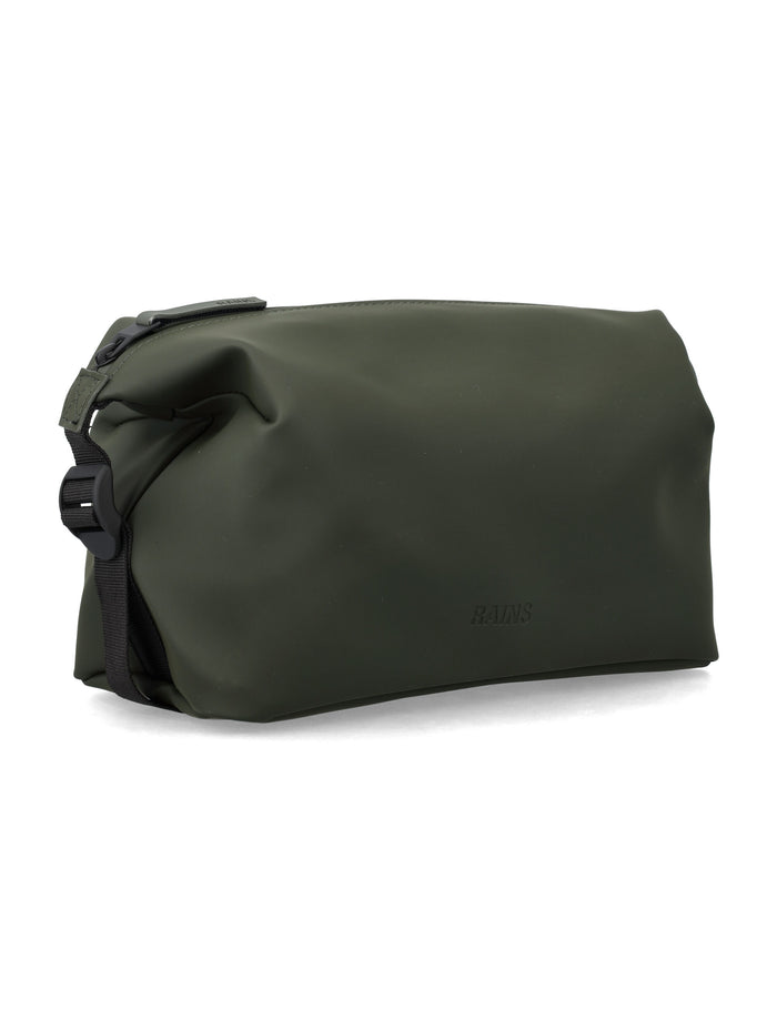 Rains Hilo Waterproof Wash Bag Green Polyester Coating Pouch