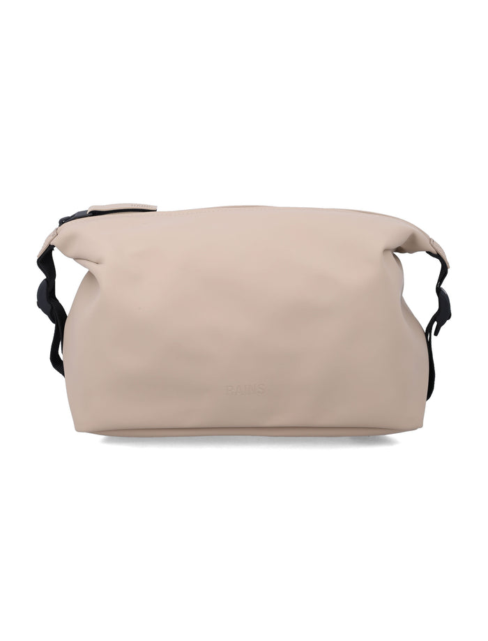 Rains Hilo Waterproof Wash Bag Beige Polyester Coating Pouch