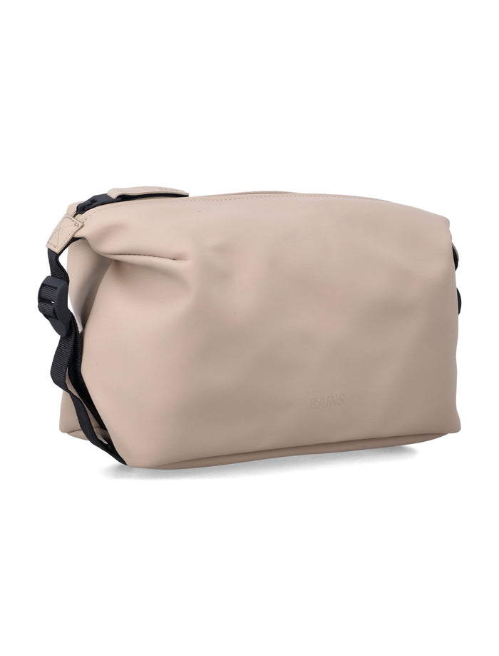Rains Hilo Waterproof Wash Bag Beige Polyester Coating Pouch