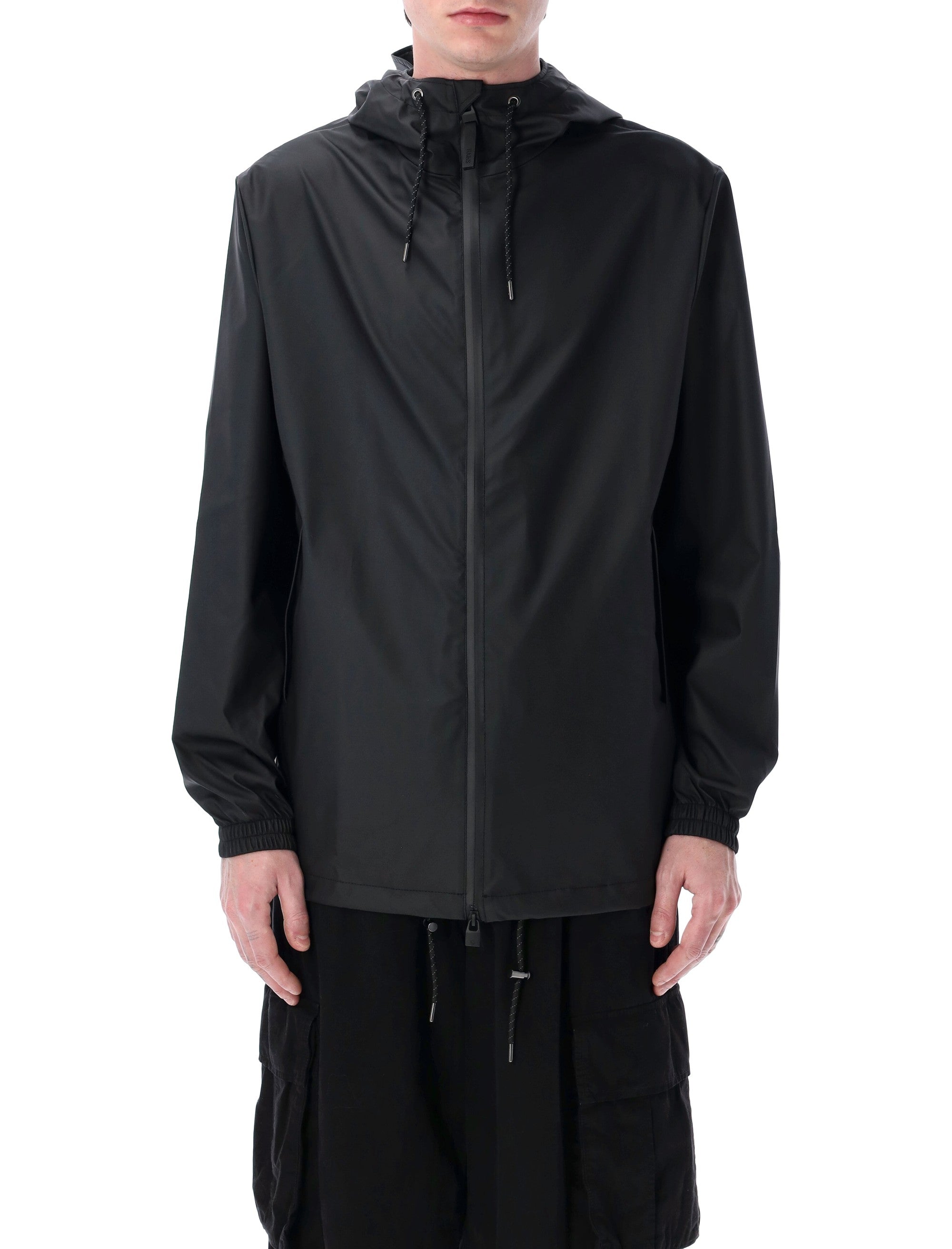 Rains Storm breaker waterproof raincoat Black Polyester Coating Jacket