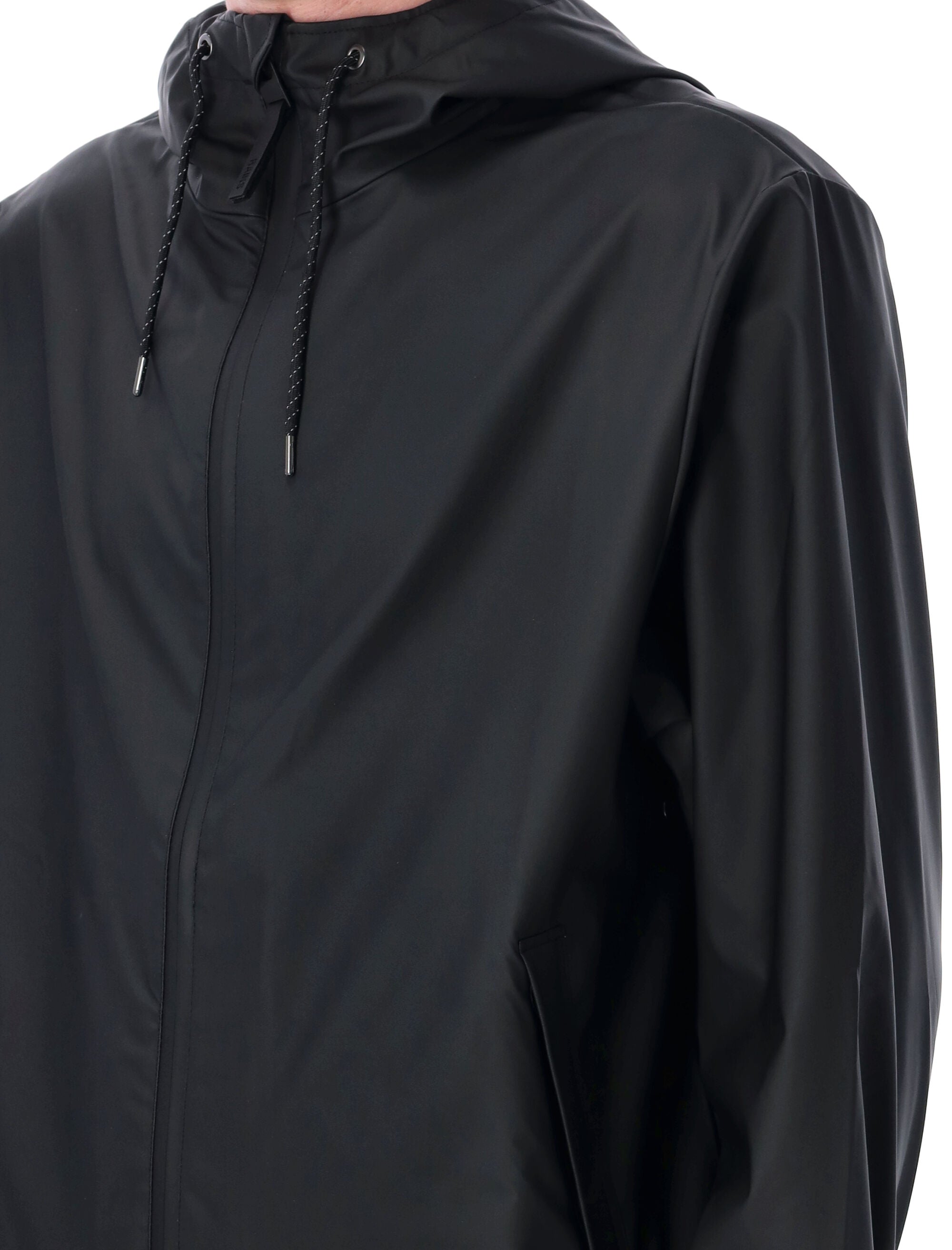 Rains Storm breaker waterproof raincoat Black Polyester Coating Jacket