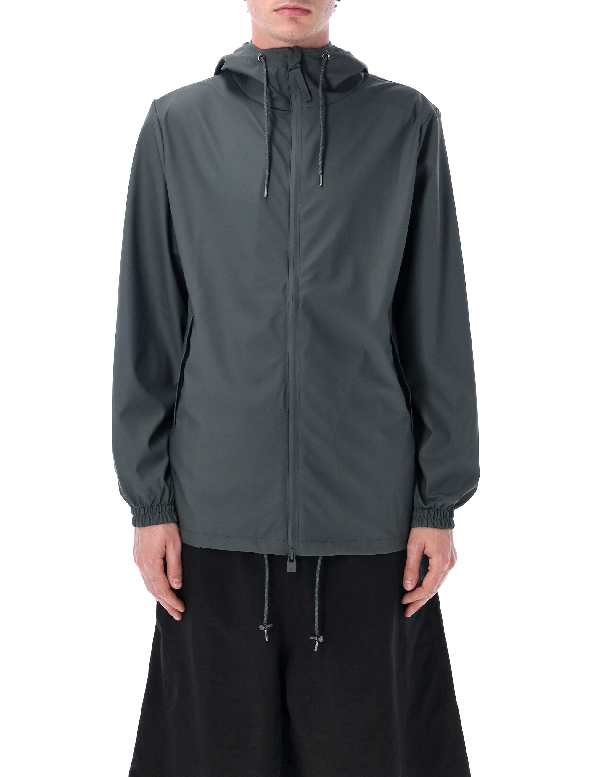 Rains Storm breaker waterproof raincoat Dark Grey Polyester Coating Jacket