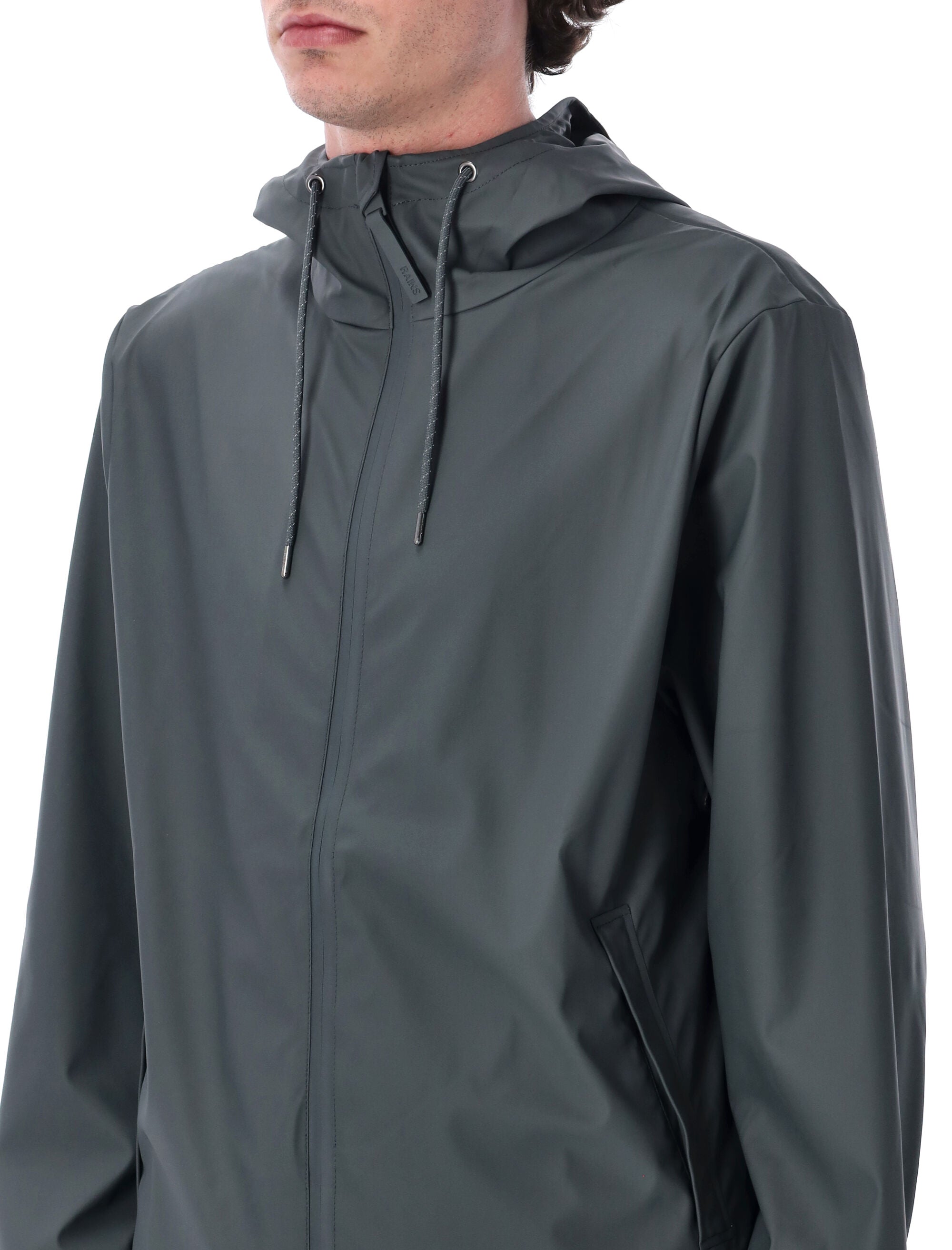 Rains Storm breaker waterproof raincoat Dark Grey Polyester Coating Jacket