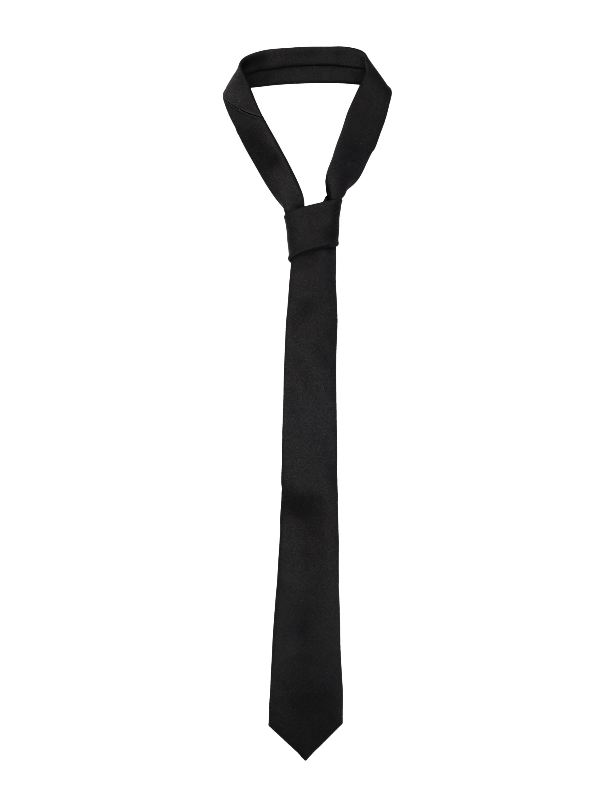 Tom Ford classic black silk tie Mulberry Lining