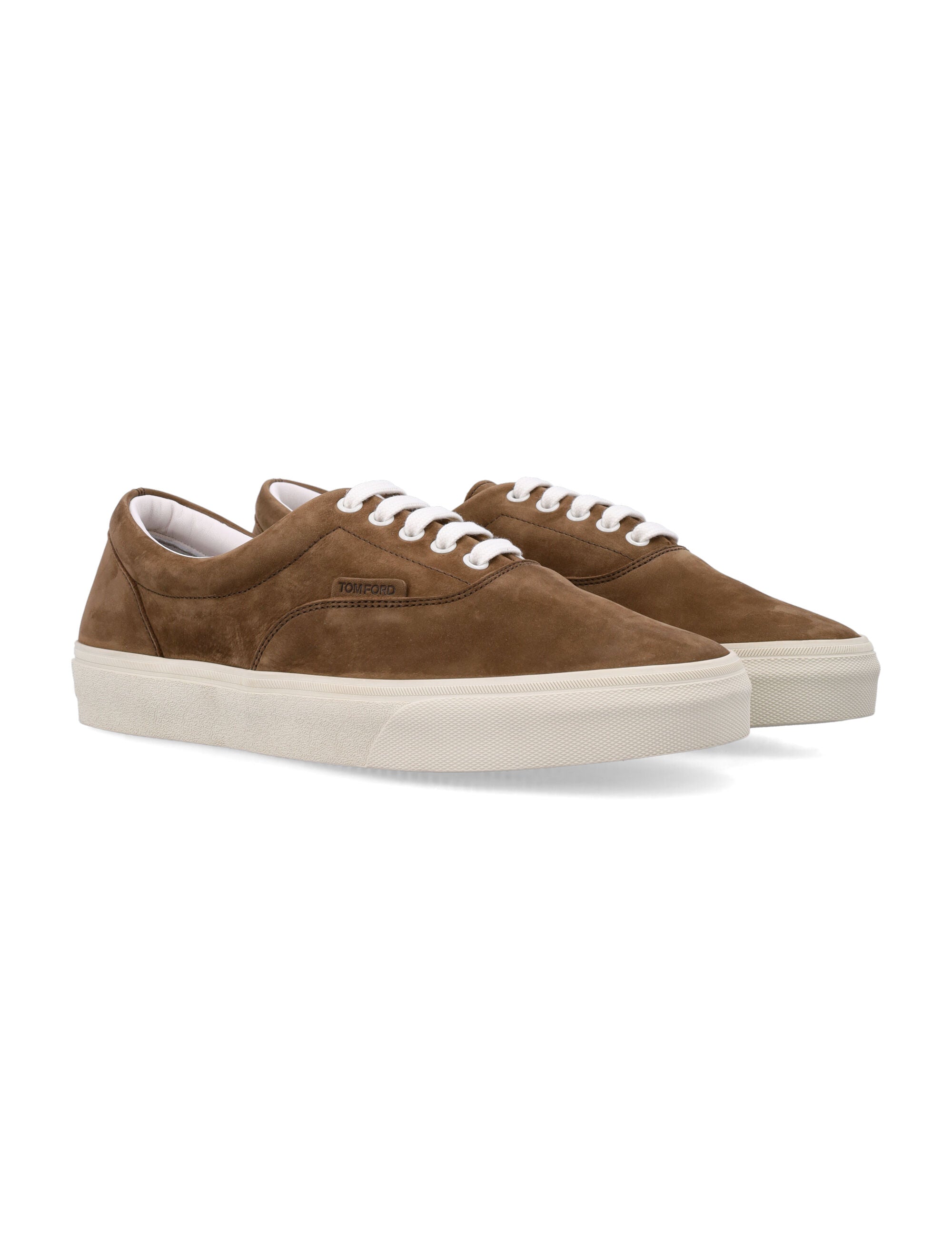 Tom Ford Jude suede sneakers Olive Brown Upper