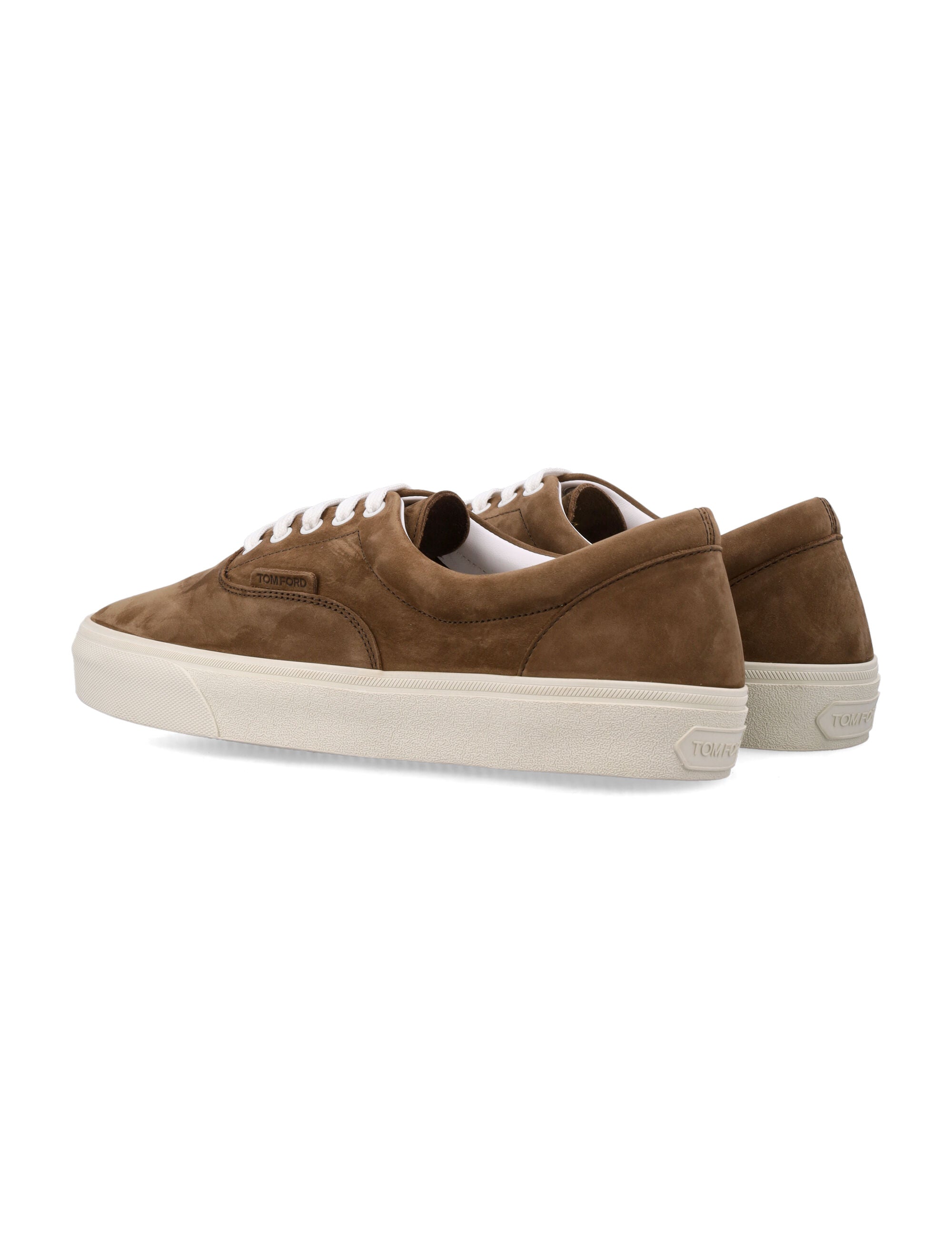 Tom Ford Jude suede sneakers Olive Brown Upper
