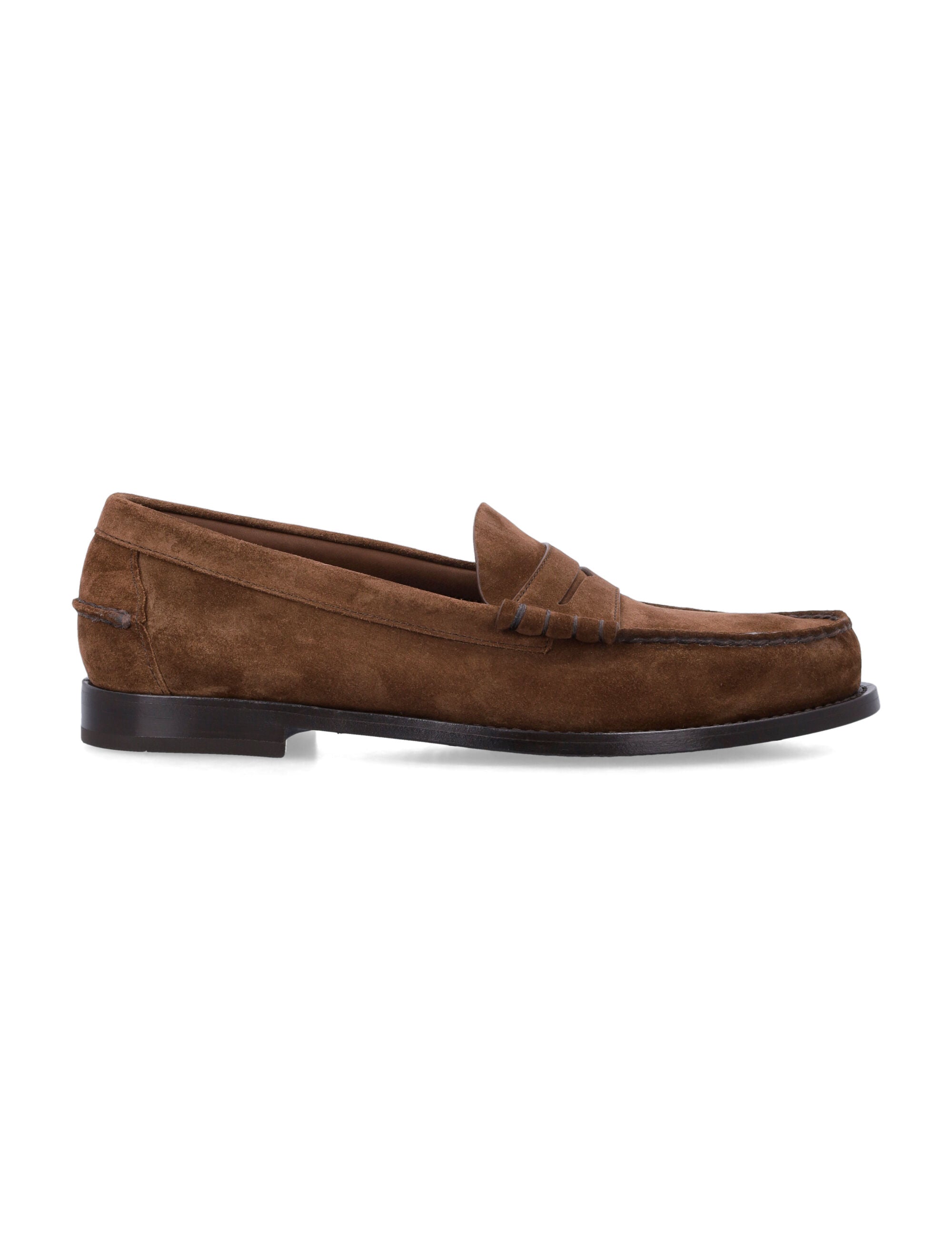 Churchs Rowley suede leather loafers Burnt Brown