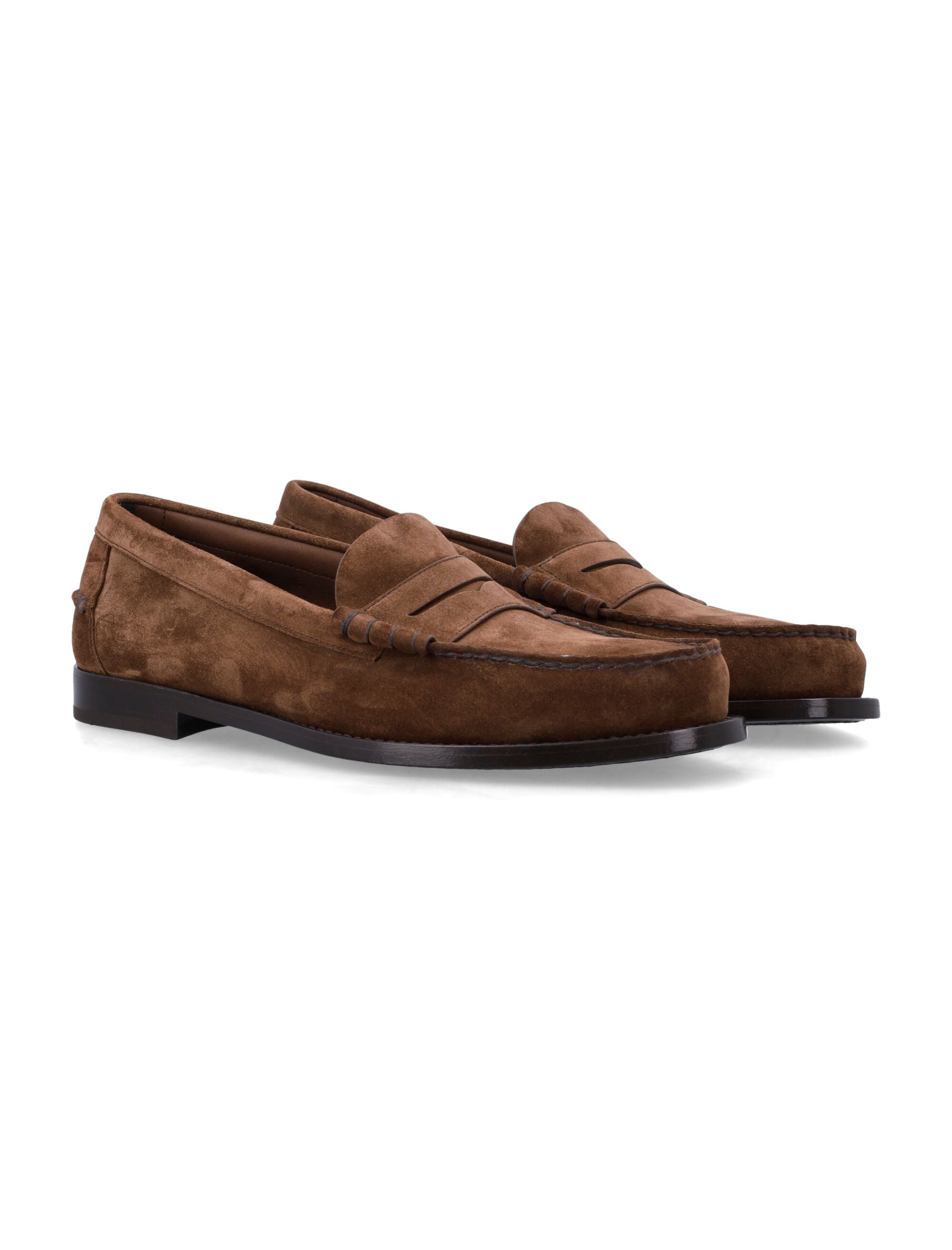 Churchs Rowley suede leather loafers Burnt Brown