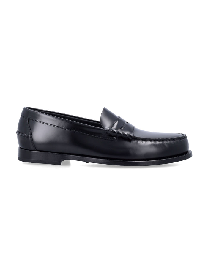 Churchs Rowley polished calf leather loafers Black