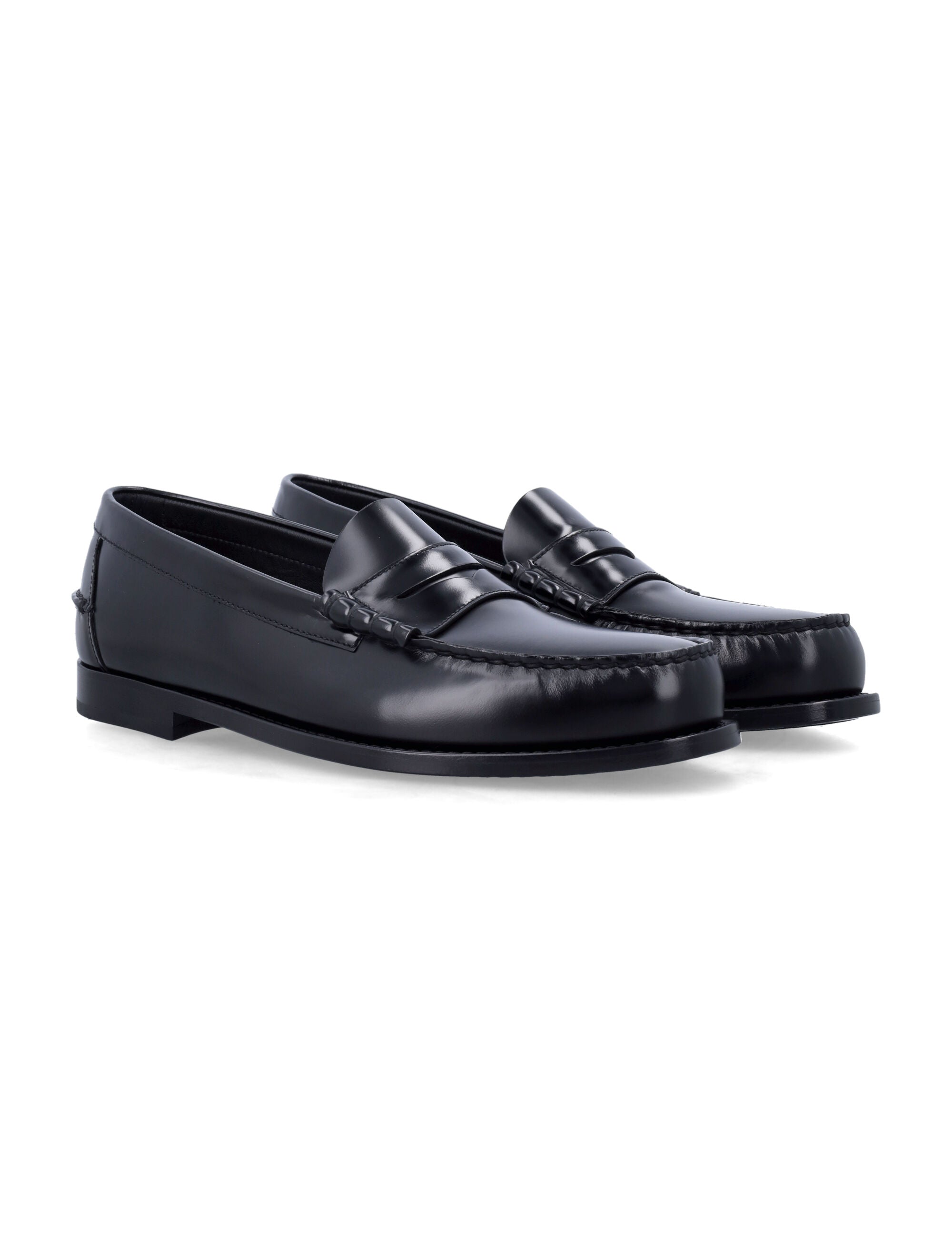 Churchs Rowley polished calf leather loafers Black