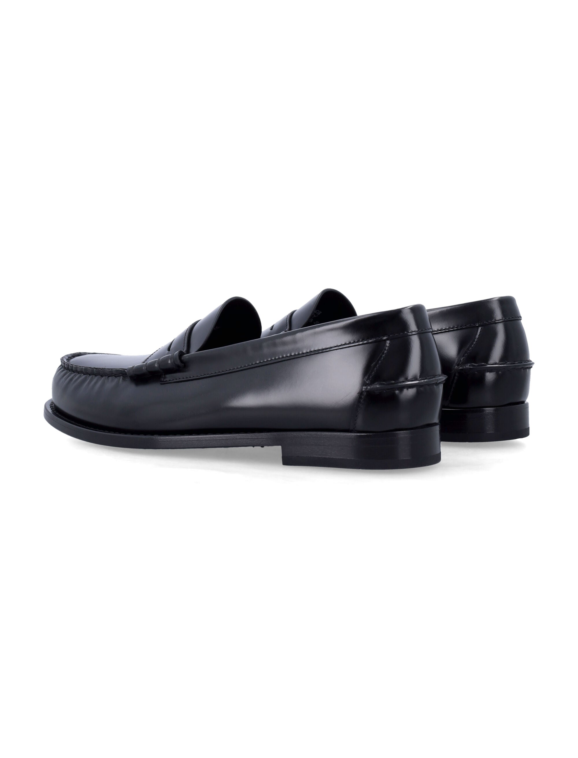 Churchs Rowley polished calf leather loafers Black