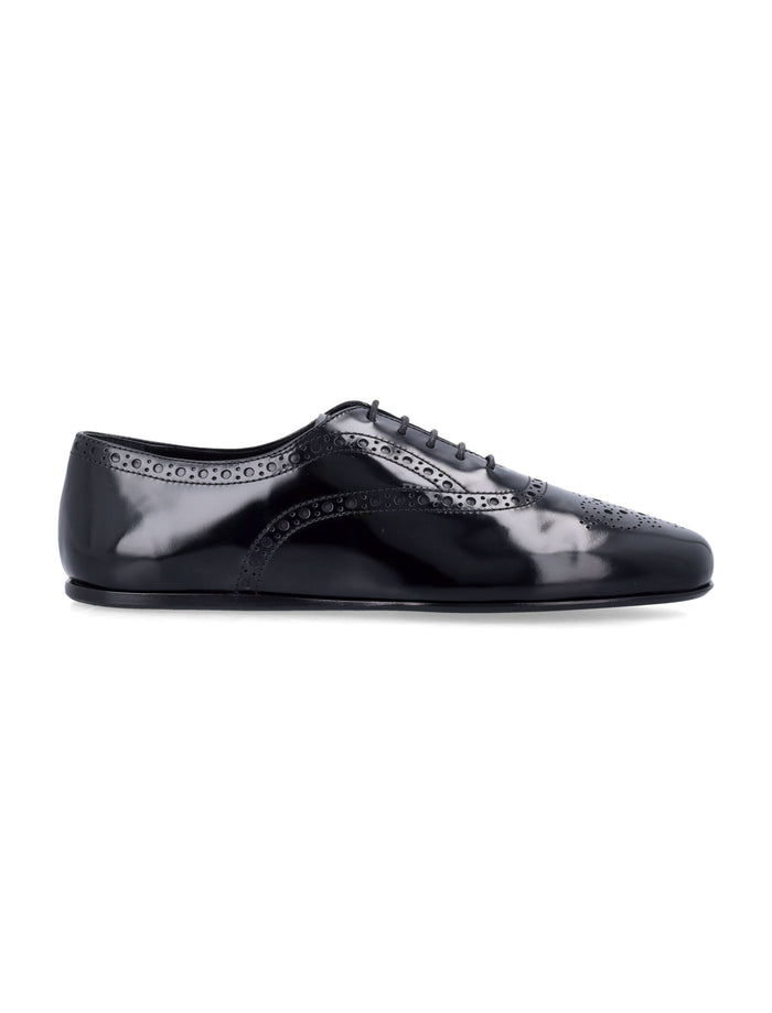Churchs Rebecca Leather Derby Black Calf Laced Shoes