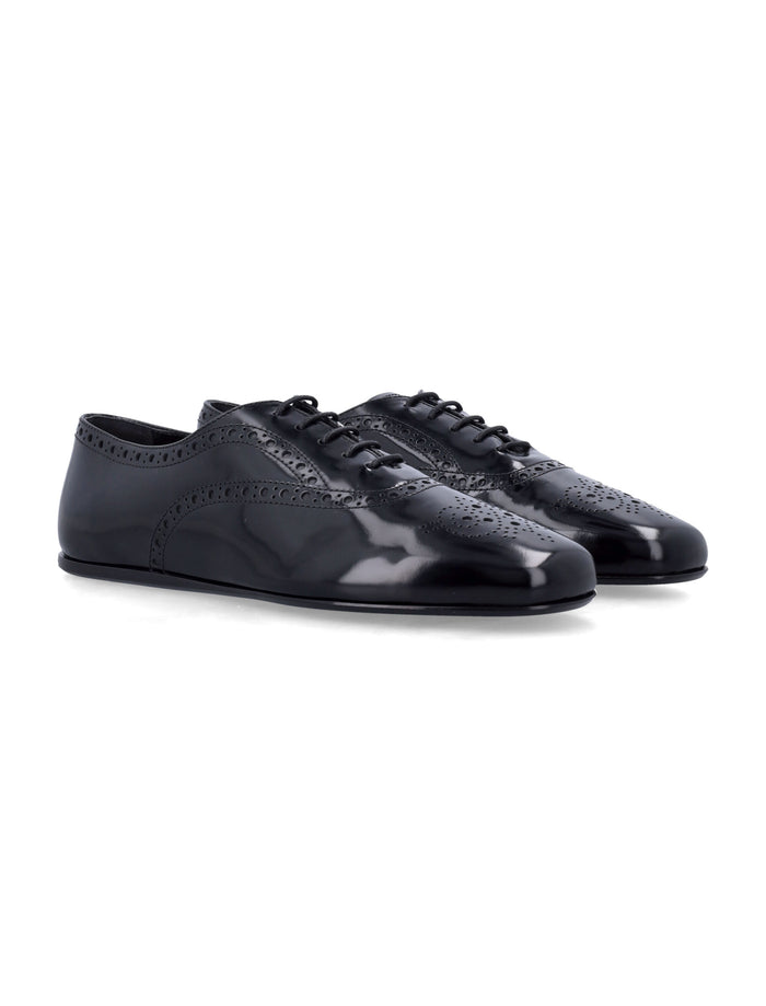 Churchs Rebecca Leather Derby Black Calf Laced Shoes