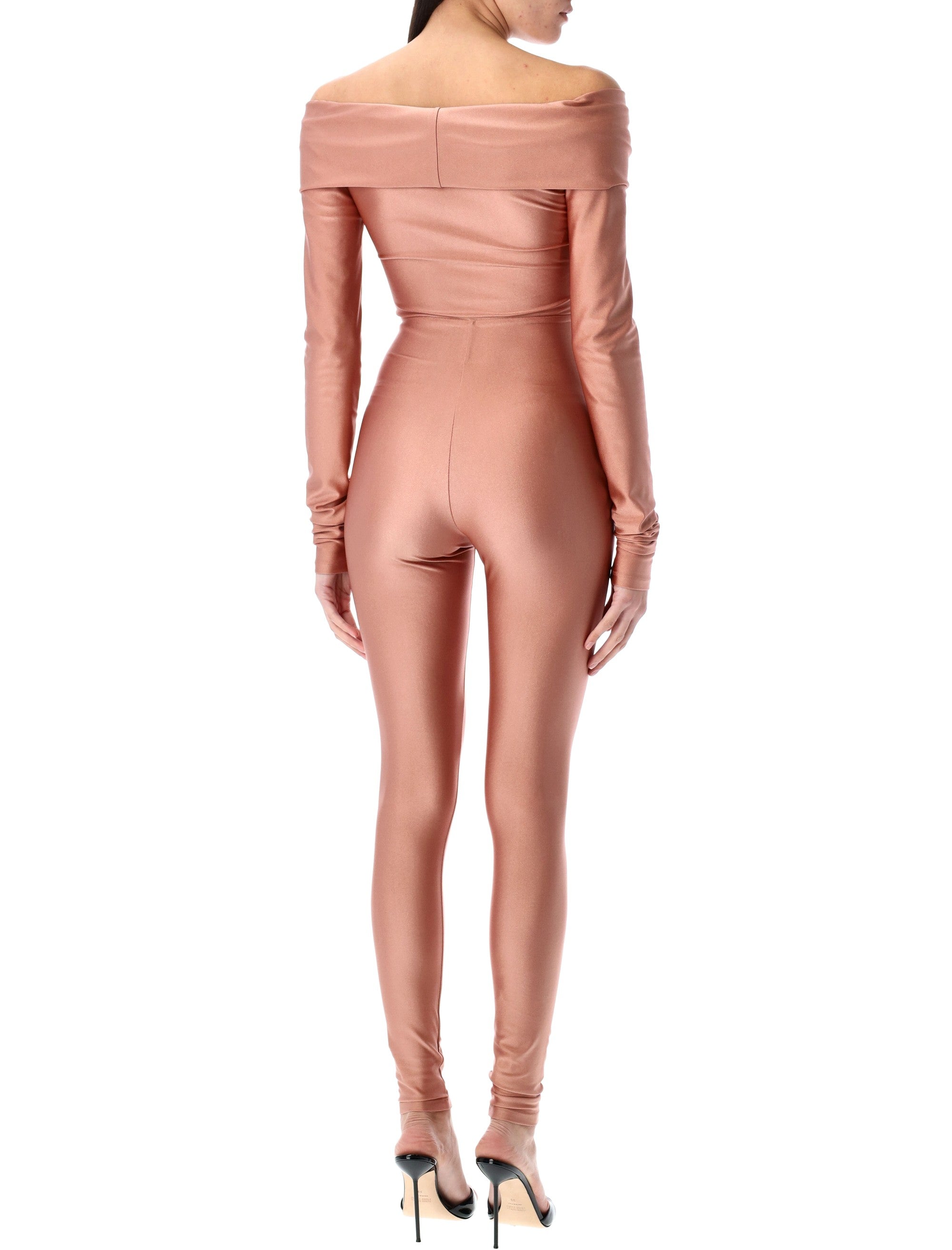 The Andamane stretch off-shoulder cut-out jumpsuit Fard Polyamide