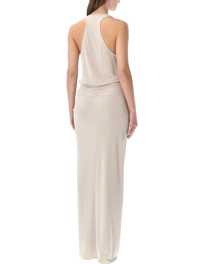 The Andamane Juno maxi dress Greige Polyester
