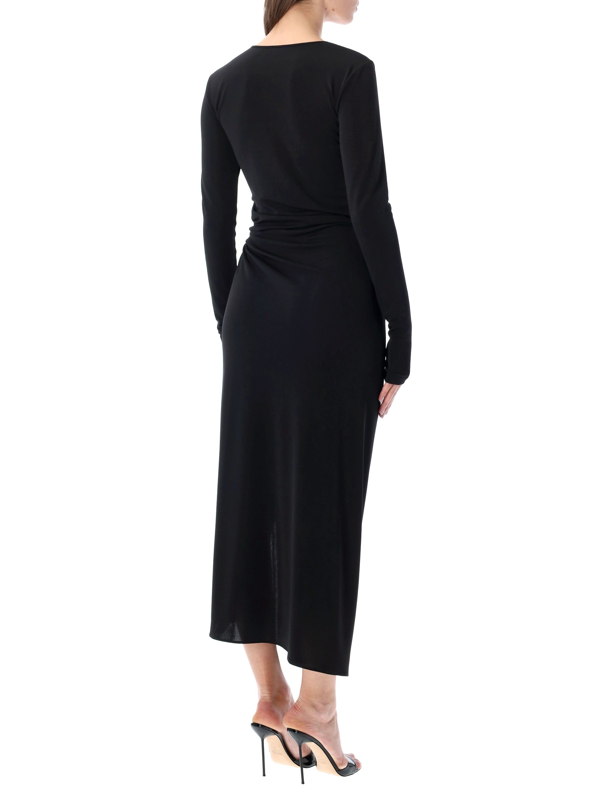 The Andamane New Gia split dress Black Polyester