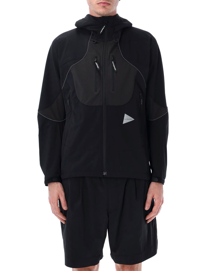 And Wander Technical Jacket Black Nylon