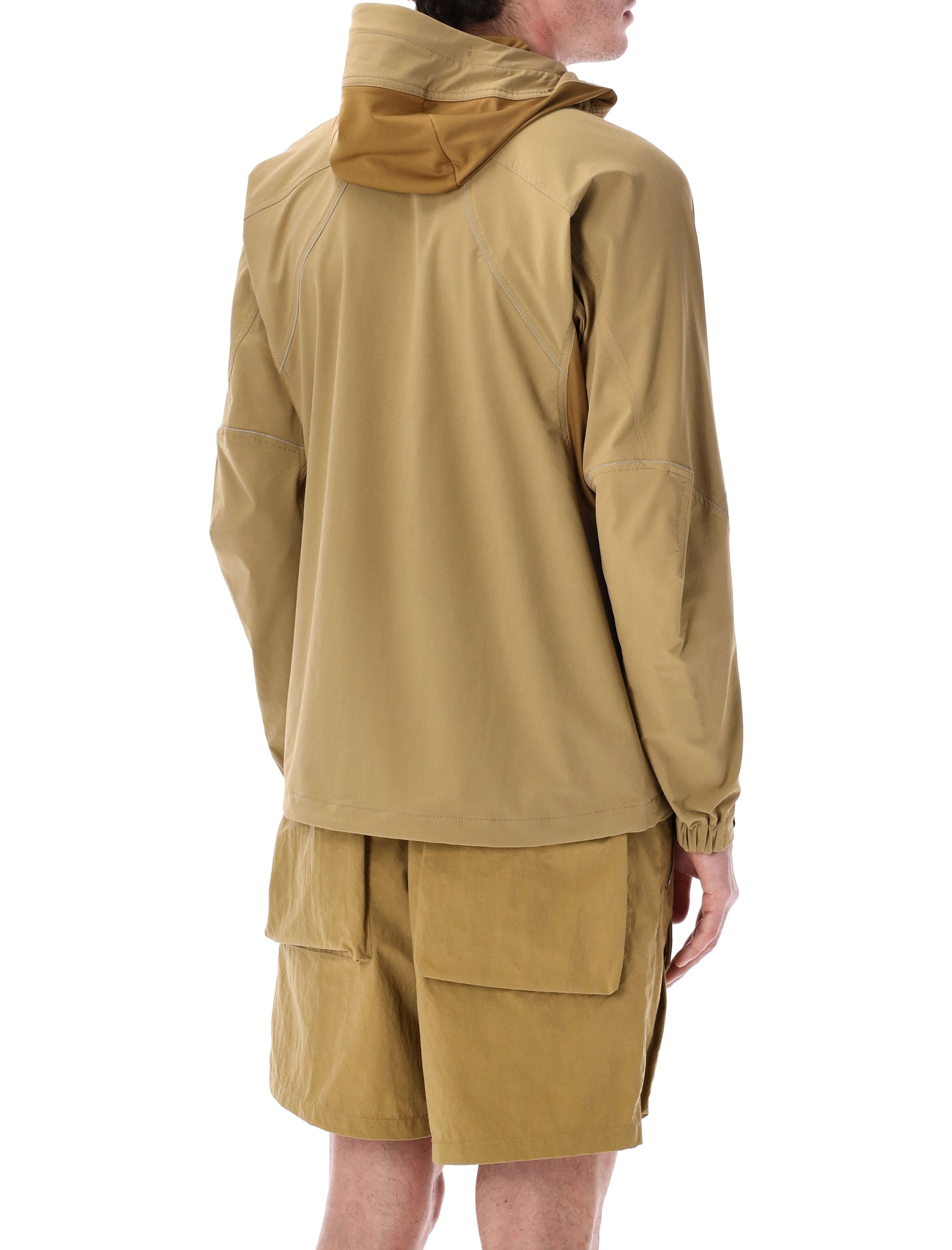 And Wander Technical Jacket Beige Nylon
