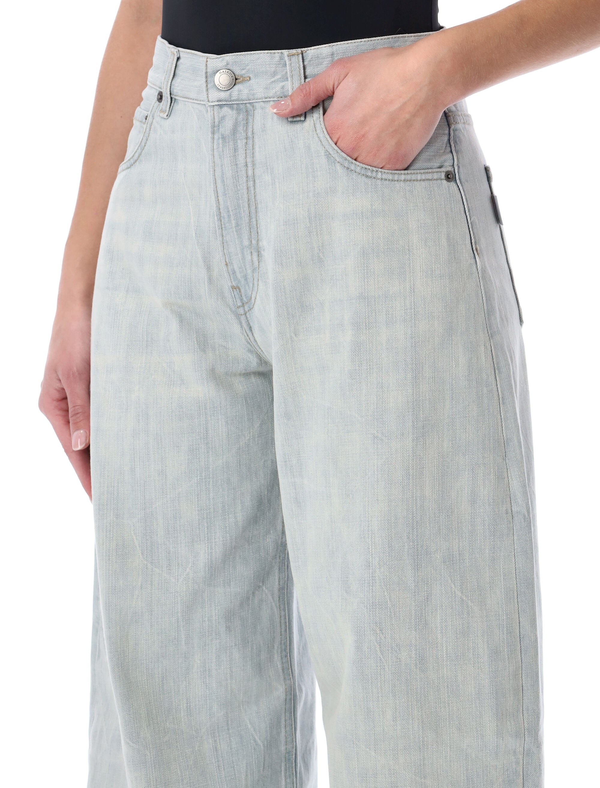 Haikure heavenly blue Bibi balloon denim jeans Heavanly Recycled Cotton