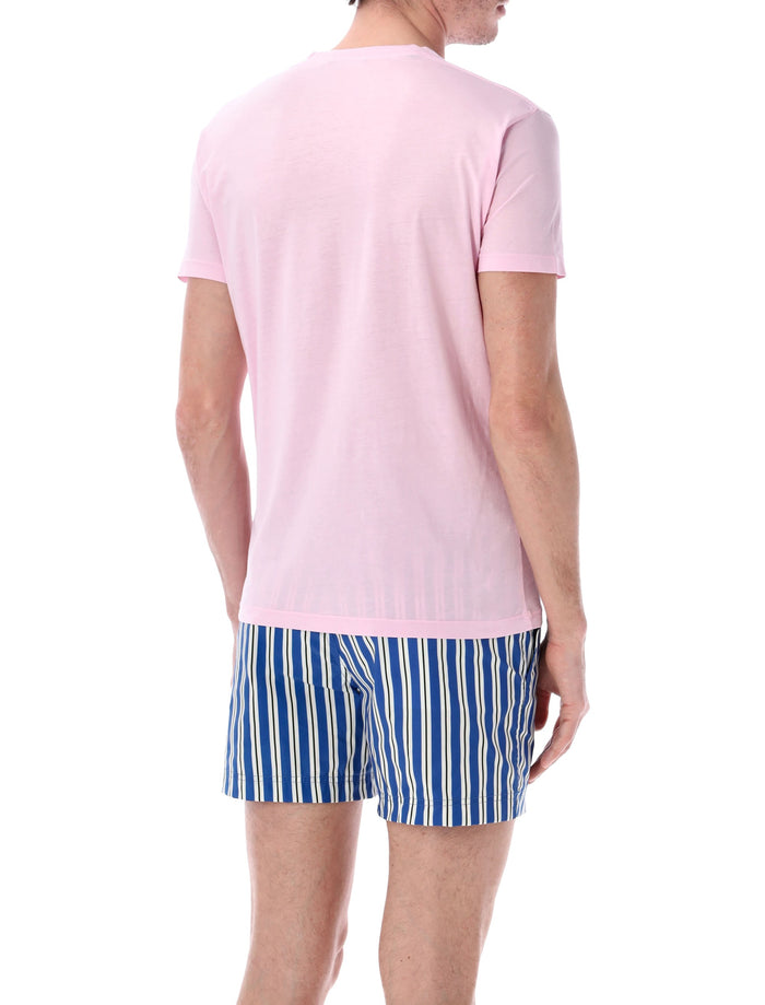 Tom Ford Cotton And Silk T-Shirt Light Rose Tshirt