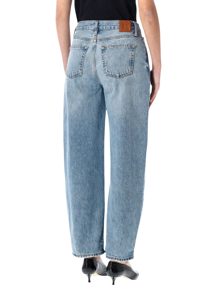 Fritz Regenerative Cotton Denim Jeans Anine Bing Washed Blue