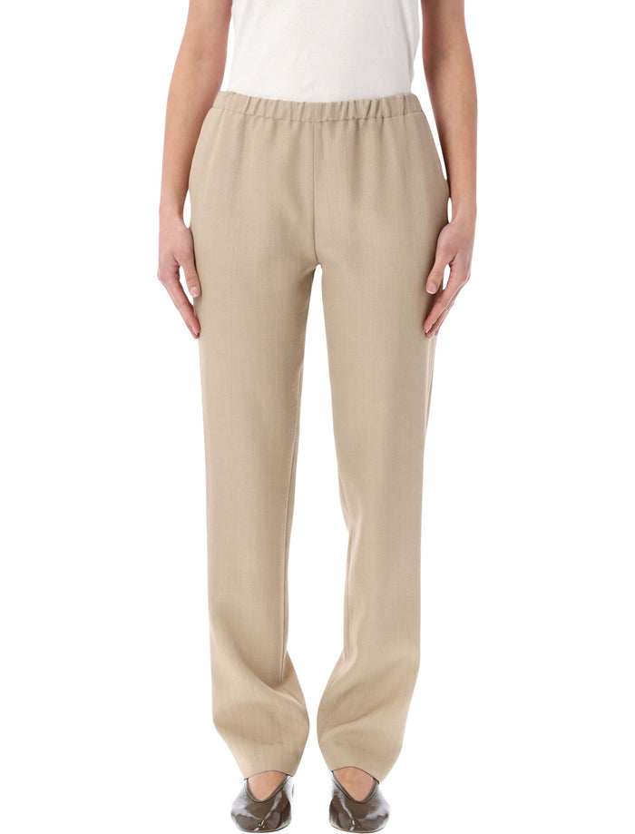 Loulou SCOT straight trousers Beige Viscose Pant