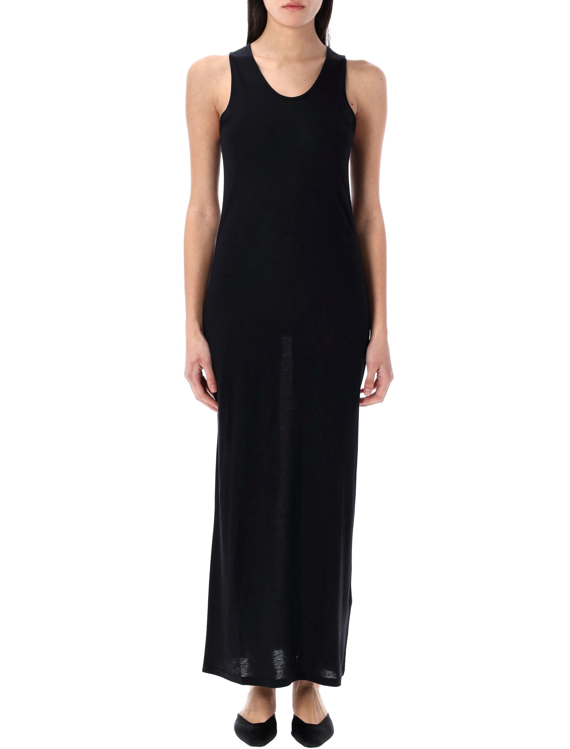 Loulou Myron black long dress Viscose