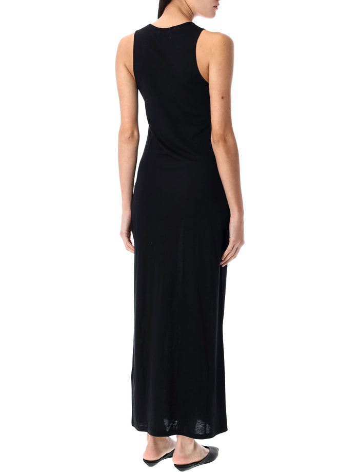 Loulou Myron black long dress Viscose