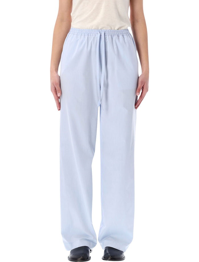 Loulou Sero cotton poplin trousers Strom Light Blue Pant