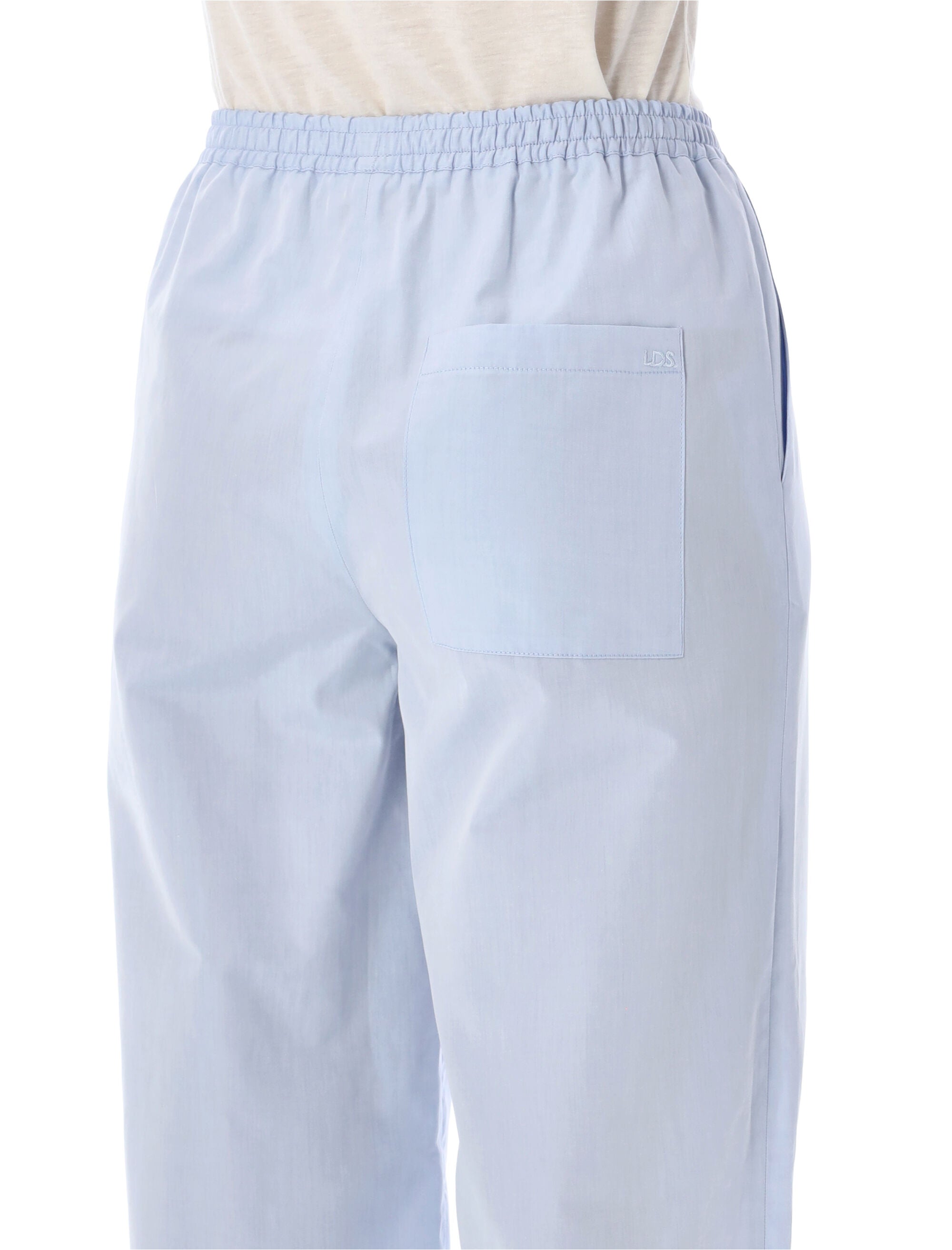 Loulou Sero cotton poplin trousers Strom Light Blue Pant