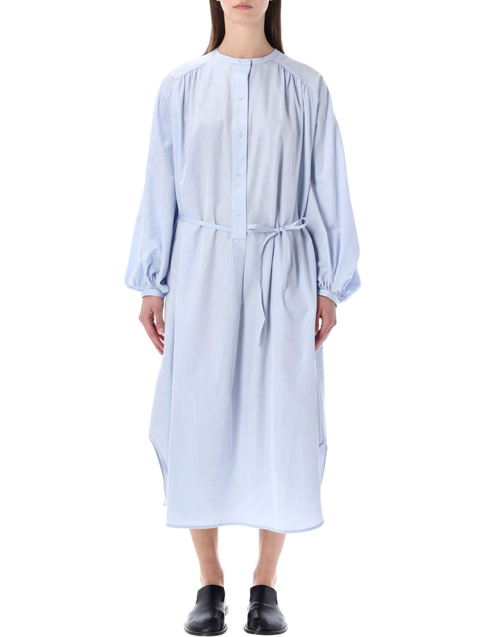 Loulou Vitti cotton poplin dress Strom Light Blue