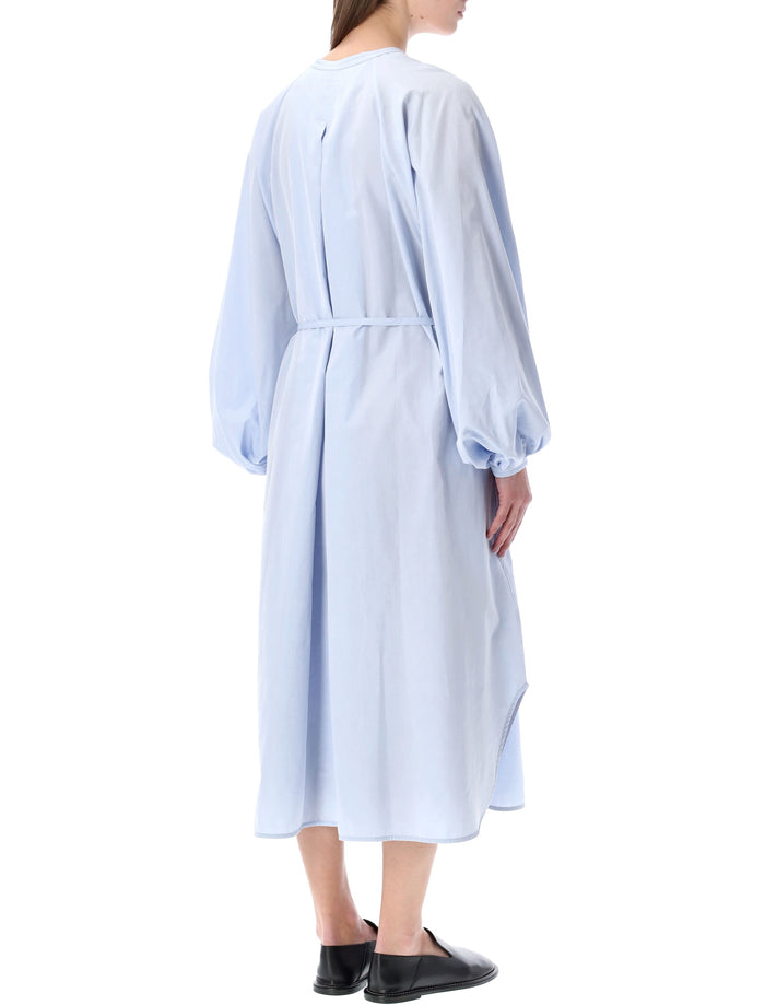 Loulou Vitti cotton poplin dress Strom Light Blue