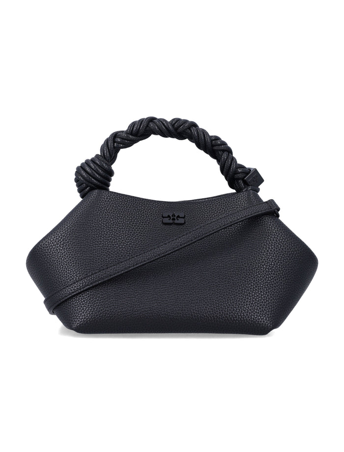 Ganni black Small Bou Bag Recycled Polyester Shoulder