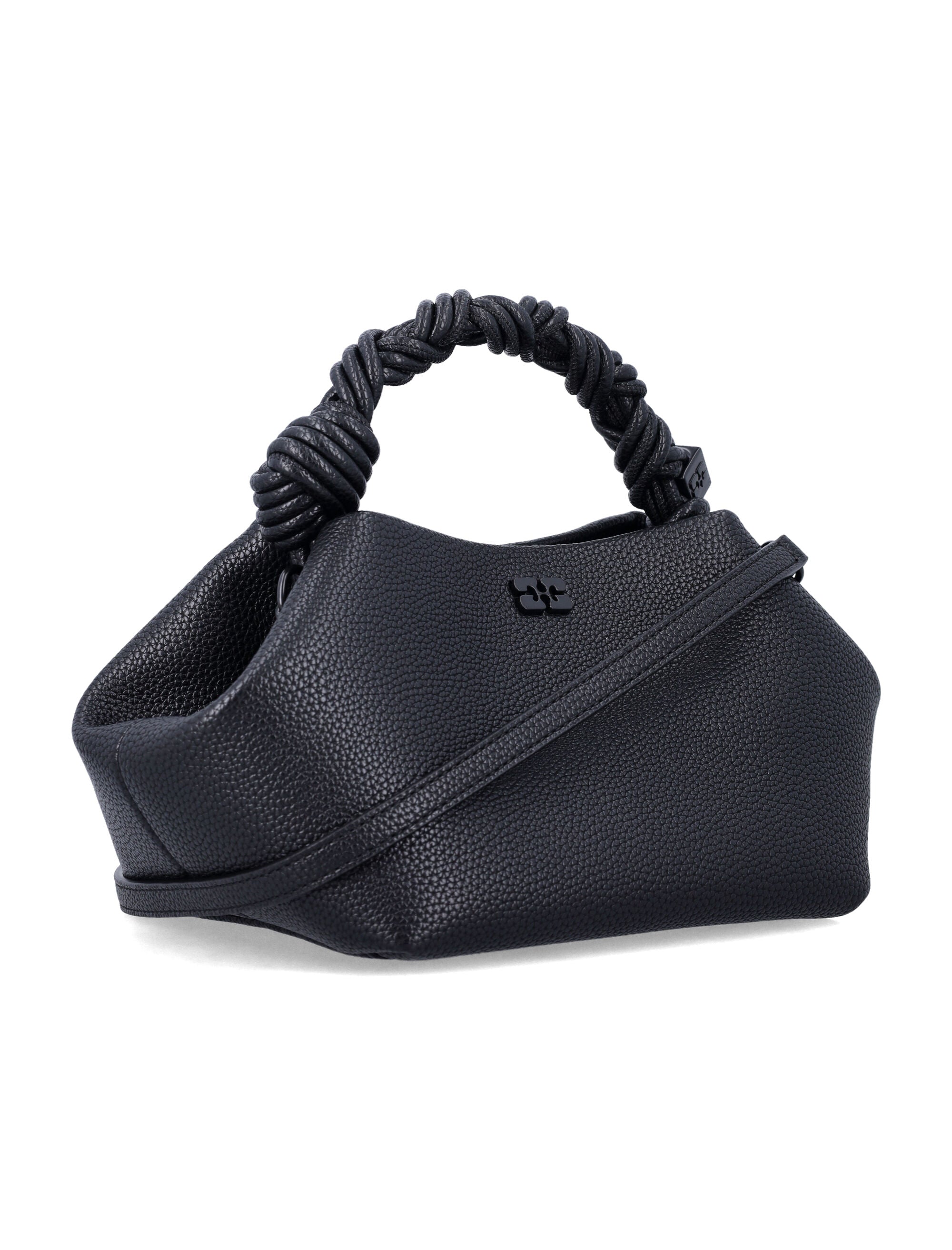 Ganni black Small Bou Bag Recycled Polyester Shoulder