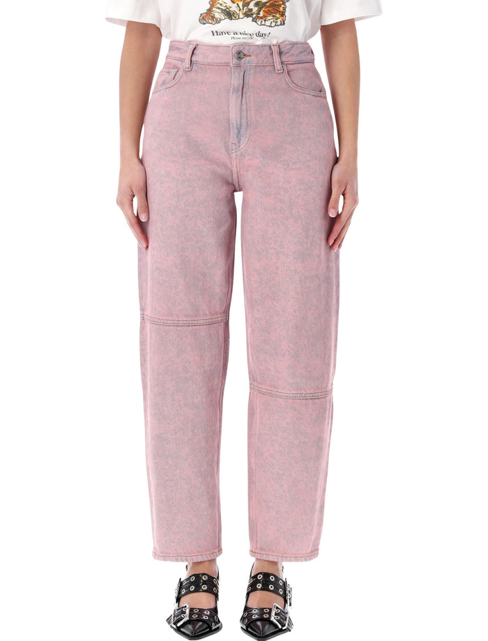 GANNI pink Stary jeans Cameo Organic Cotton