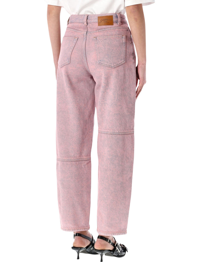 GANNI pink Stary jeans Cameo Organic Cotton