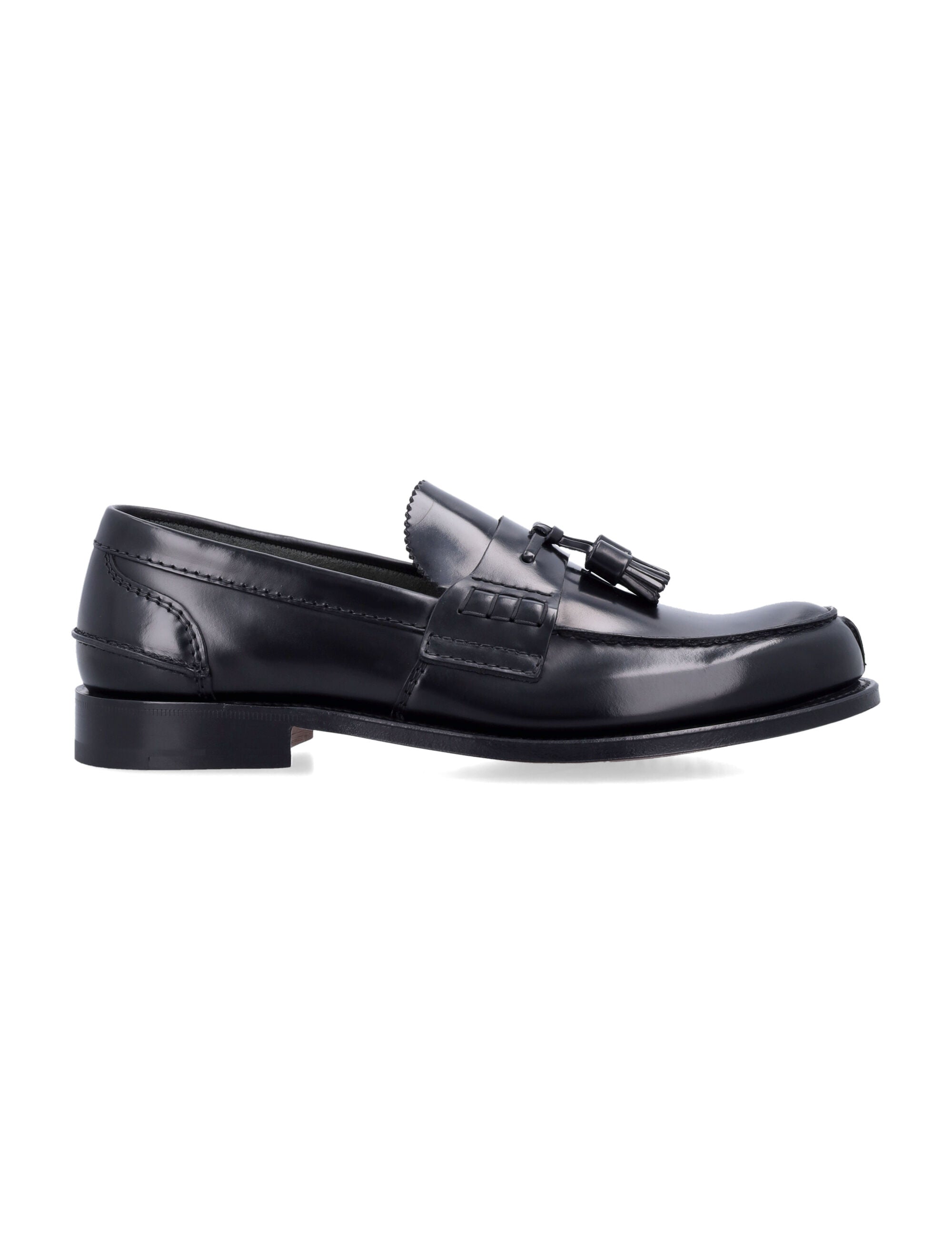 Churchs Tiverton Bookbinder Leather Loafers Black