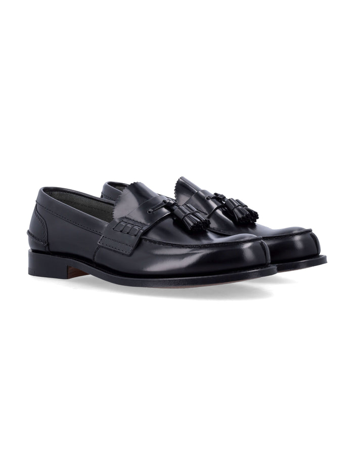 Churchs Tiverton Bookbinder Leather Loafers Black