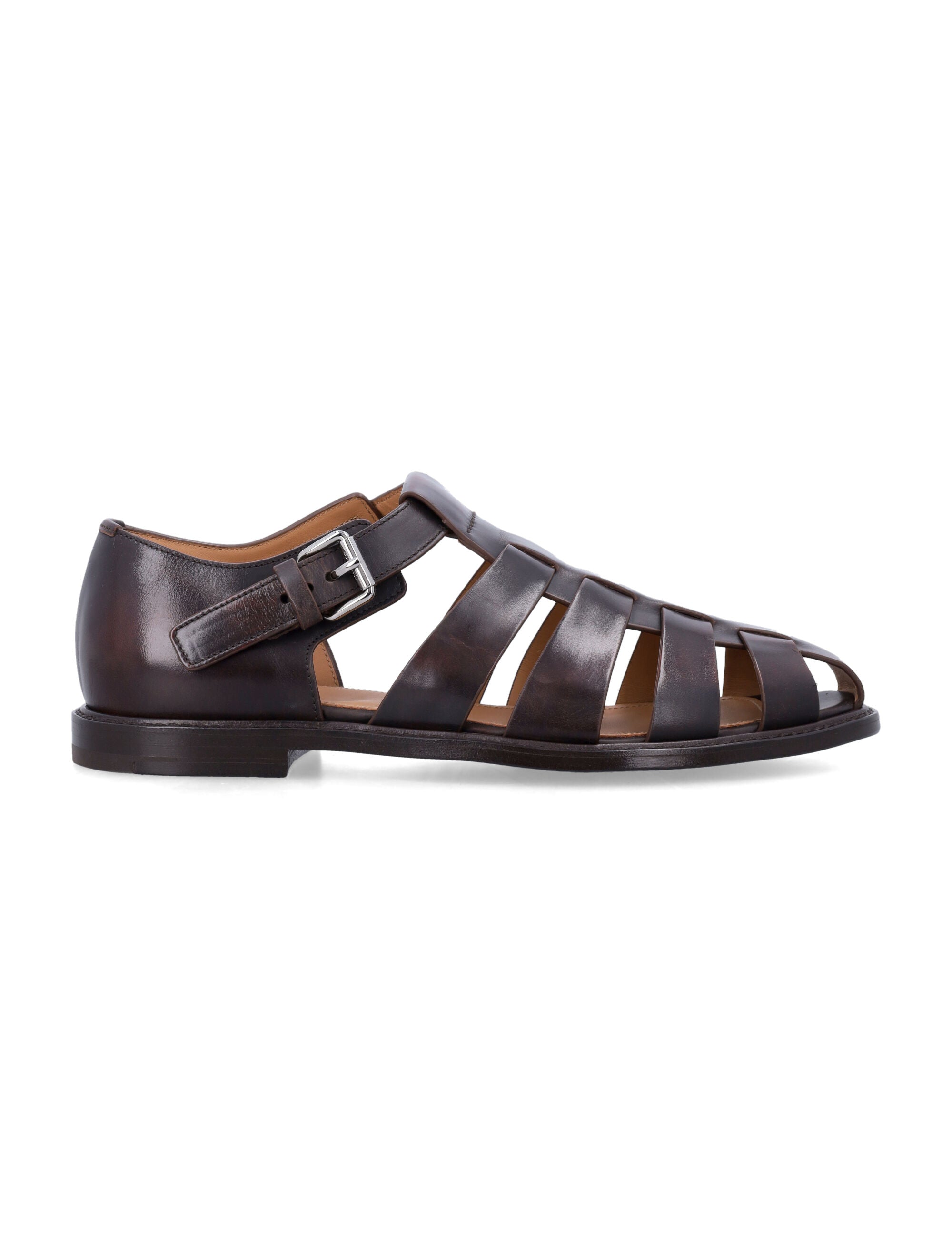Churchs Fisherman 3 Sandals Tabac Calf Leather