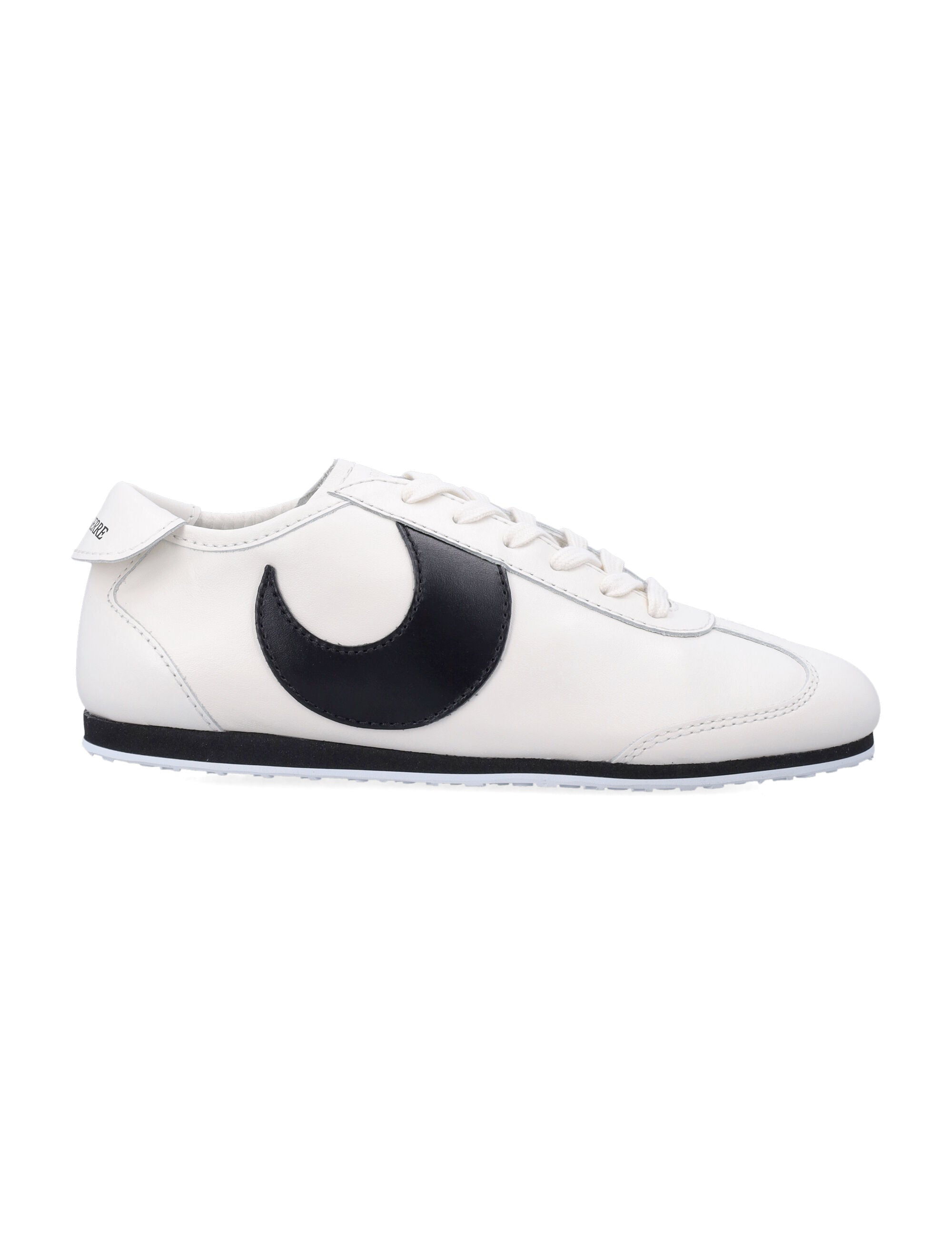 Marine Serre MS Astra womans sneakers Off White Cow Leather Lining