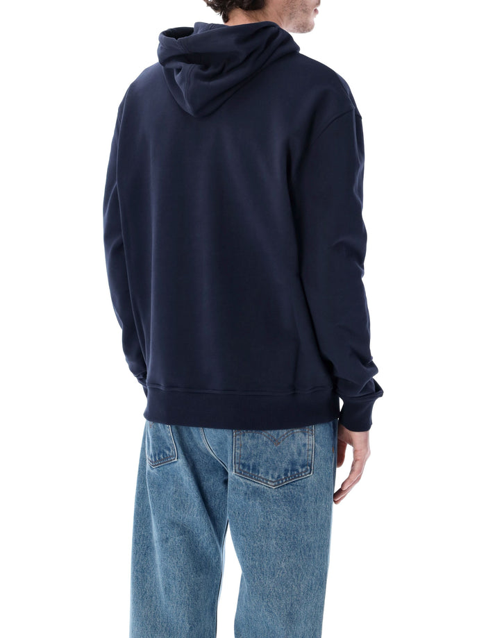 Ami Paris de Cœur cotton hoodie Navy Sweatshirt