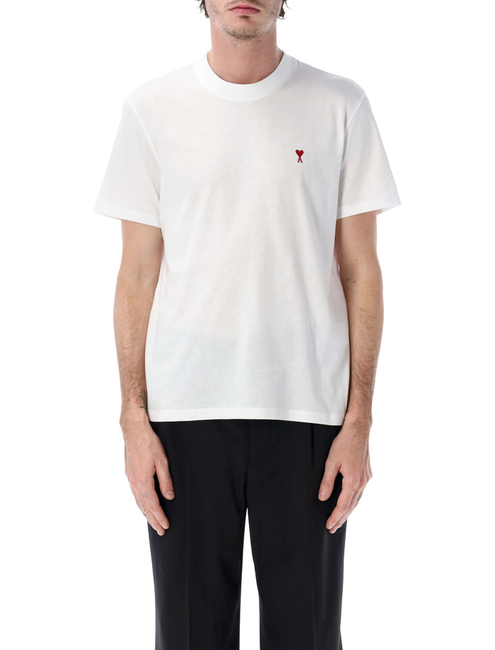 Ami Paris organic cotton de Coeur t-shirt Blanc Tshirt