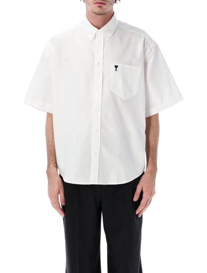 Ami Paris ADC bowling shirt White Cotton