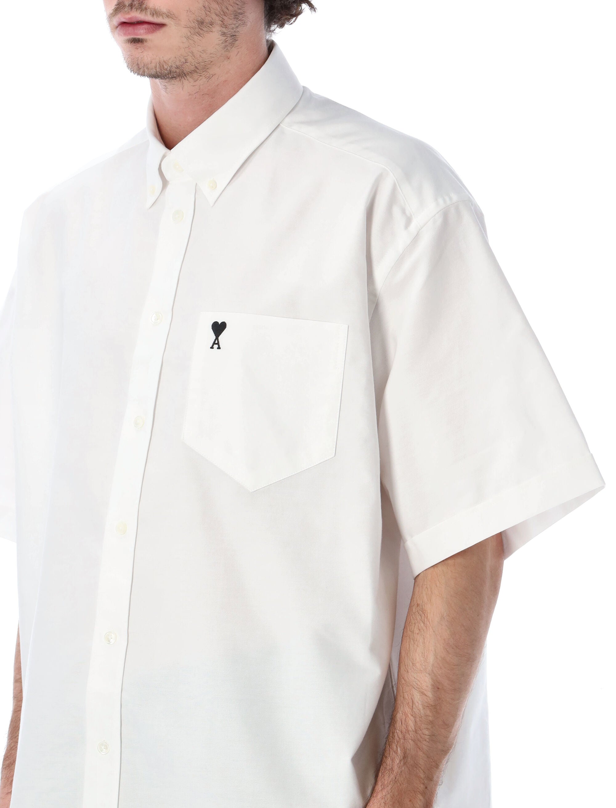 Ami Paris ADC bowling shirt White Cotton