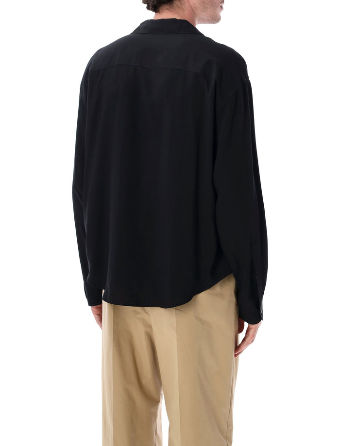 Ami Paris Viscose Shirt Black