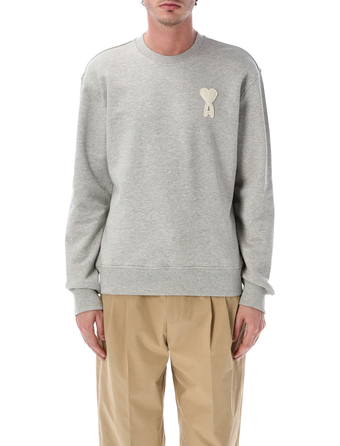Ami De Coeur Grey Cotton Sweatshirt Mel