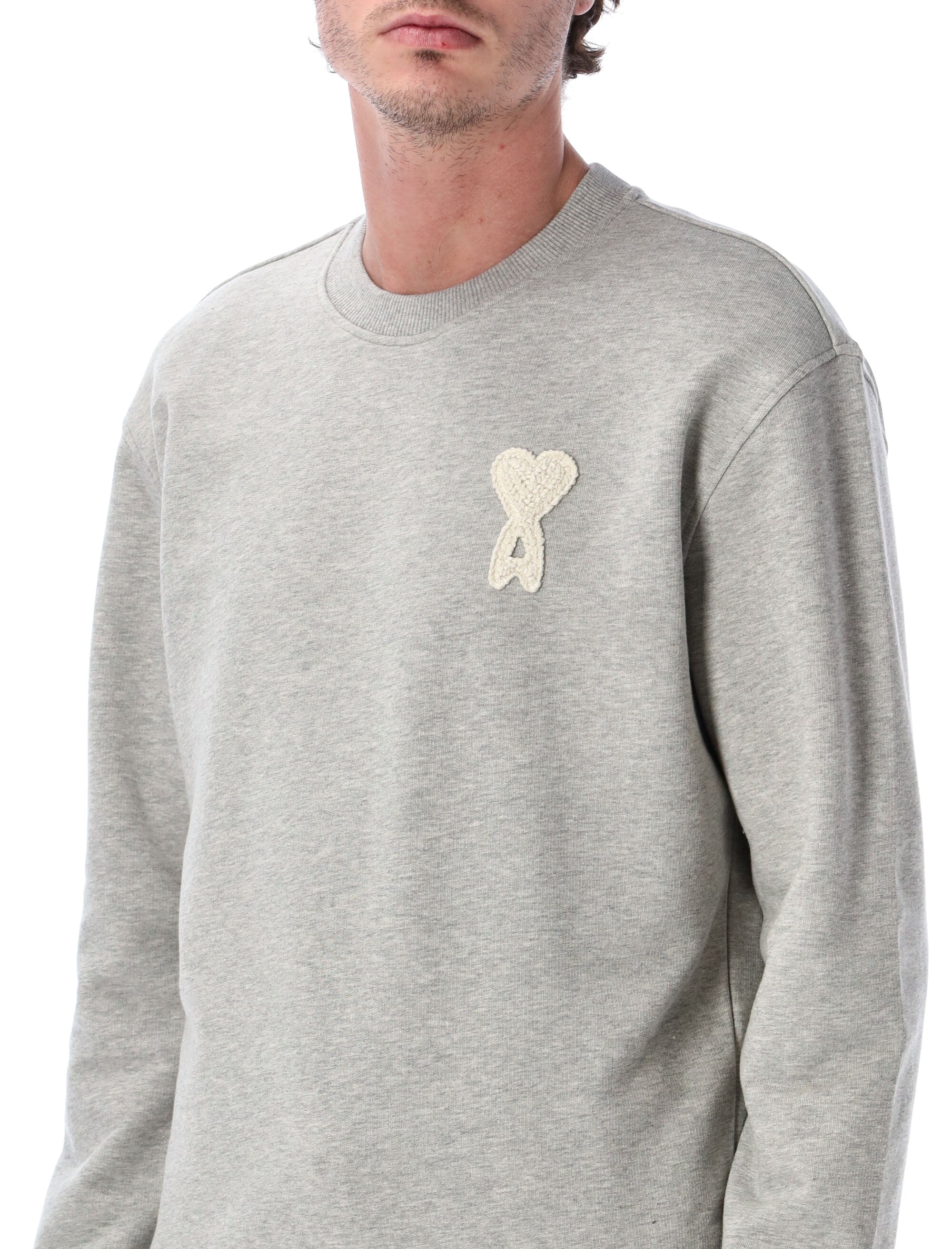 Ami De Coeur Grey Cotton Sweatshirt Mel