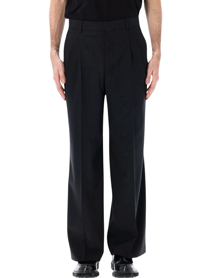 Ami Paris double pleat trousers Black Virgin Wool Pant