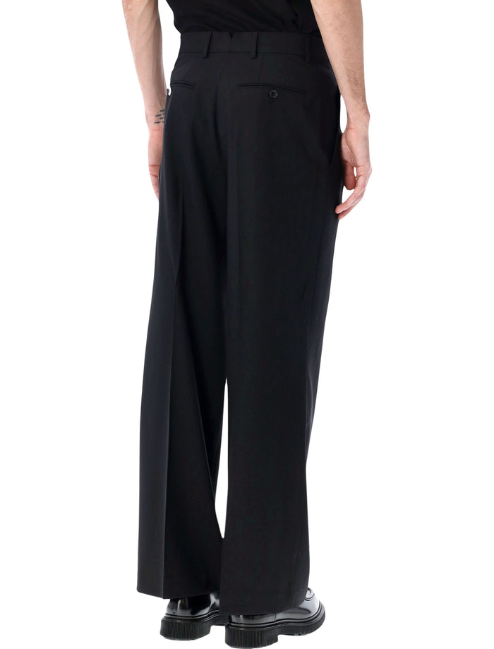 Ami Paris double pleat trousers Black Virgin Wool Pant