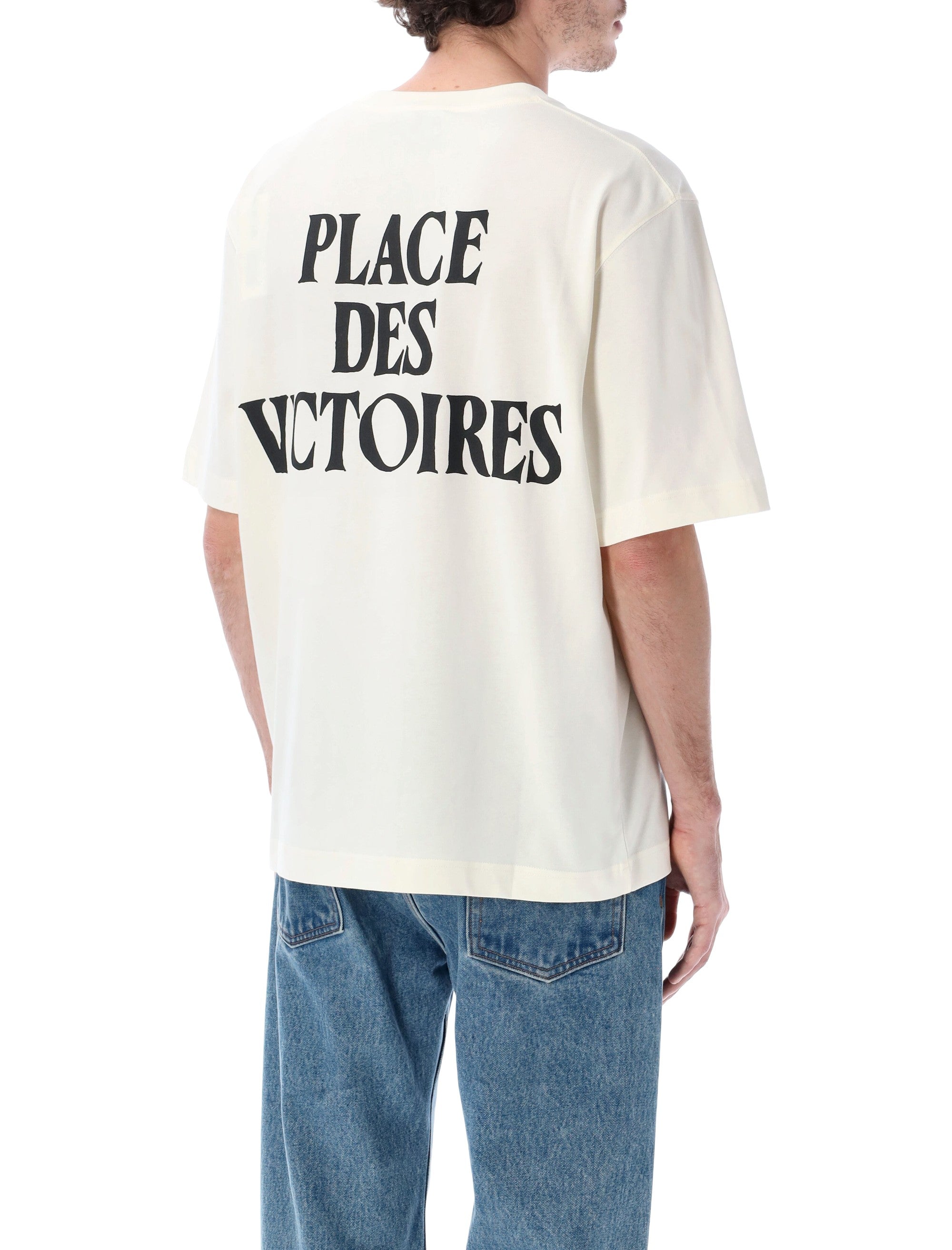 Ami Paris Place Des Victoires tee White Cotton Tshirt